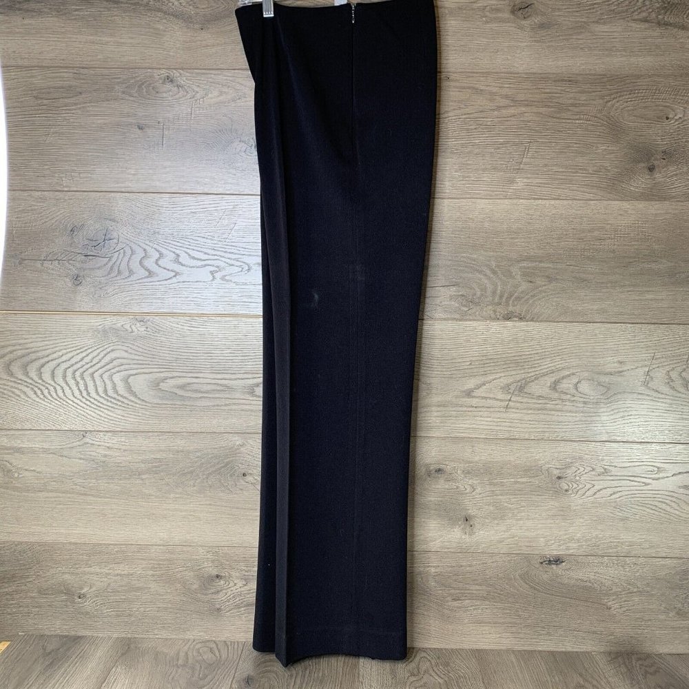Travel Smith Pants Womens Size 8 Black Slacks Hidden Hip Zip Button Close Pleats - Picture 8 of 8